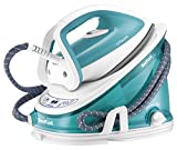 Tefal Effectis Plus GV6721E0 - Centro de planchado autonomía ilimitada, 5 bares de presión, golpe vapor 240 g/min, suela Durilium, función autolimpieza, antical, función Eco, para todo tipo de tejidos