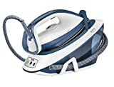 Tefal Liberty SV7030E0 - Centro de planchado de 5,5 bares de autonomía Ilimitada con golpe de vapor de 310 g/min y vapor continuo de 120 g/min, suela cerámica y cartucho antical, para todo los tejidos