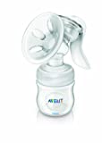 Philips Avent SCF330/20 - Sacaleches, extractor de leche manual, con cojín masajeador, incluye biberón