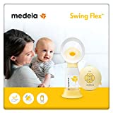 Medela Extractor de leche eléctrico individual Swing Flex - Diseño compacto, con embudos PersonalFit Flex y tecnología de extracción de 2 fases de Medela