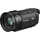 Panasonic HC-VXF1 - Videocámara Semi-Profesional de 24x, Gran Visor Eletrónico, O.I.S de 5 Ejes, Objetivo Leica F1.8 - F4, Zoom 25 mm - 600 mm, 4K, HD, Color Negro