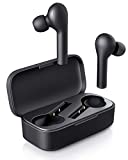 AUKEY Auriculares Bluetooth, Auriculares Inalámbricos Bluetooth 5 en la Oreja con Caja de Carga, Micrófono Incorporado, Control Táctil, Reproducci 25 Horas