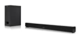Sharp HT-SBW110 2.1 Slim - Barra de sonido cine en casa (Bluetooth, HDMI ARC/CEC, Potencia máxima total de salida: 180w, audio óptico digital, AUX, 80 cm) color negro