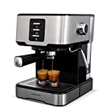 CREATE / THERA EASY / Cafetera express Gris / Cafetera Automática Espress para Espresso y Cappuccino, Para café molido.