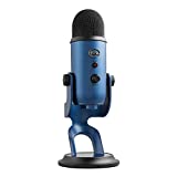 Logitech for Creators Blue Yeti Micrófono USB para Grabación, Streaming, Gaming, Podcasting en PC y Mac, Micro de Condensador para Ordenador con Efectos Blue VO!CE, Soporte Ajustable, Plug&Play, Azul