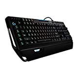 Logitech G910 Orion Spectrum, Teclado Gaming Mecánico, Retroiluminación RGB LIGHTSYNC, Teclas Táctiles Romer-G, 9 Teclas G Programables, Tecnología de pantalla dual Arx, Disposición QWERTY US - Negro