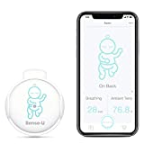 Sense-U bebé Monitor de respiración y movimiento del sueño estomacal del bebé : alarma de respiración, alarma de sueño estomacal, alarma de sobrecalentamiento, alarma de resfriarse