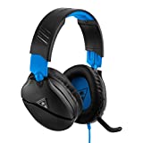 Turtle Beach Recon 70P Auriculares Gaming PS4, PS5, Xbox One, Nintendo Switch y PC, Negro/Azul