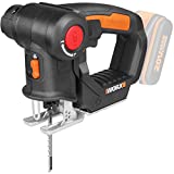 Sierra sable y de calar 2en1 20V Worx | PowerShare | WX550.9 - Sin batería, ni cargador | Cambio de cuchilla sin herramientas, velocidad variable