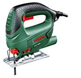 Bosch Home and Garden PST 650 - Sierra de calar 230V (500 W, en maletín), Color Negro/ Verde