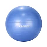 PROIRON Pelota de Pilates 75cm- Fitball Anti-Burst Pelota de Ejercicio,Yoga, Fitness, incluidos Bomba (Azul)