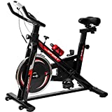 TLV BS2 Bicicleta Estatica de Spinning Bici Ejercicio Gym Casa Indoor Fitness Volante 10kg