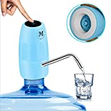 Moguat Dispensador Agua para Garrafas con Adaptador, Dosificador Eléctrico Automático Extraíble Recargable USB Botellas Agua Fria y Caliente, Bomba de Agua