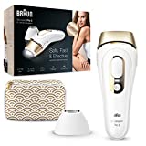 Braun Silk-expert Pro 5 Depiladora Mujer Luz Pulsada IPL, Cabezal de Precisión y Maquinilla de Afeitar Venus, Alternativa a la Depilación Láser en Casa, Regalos Originales para Mujer, PL 5137, Blanco