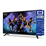 TD Systems - Smart TV 45 Pulgadas 4K HDR10 - Televisores 3 años de garantía, Android, 3X HDMI, 2X USB - K45DLJ12US