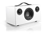 Pequeño Altavoz Bluetooth Inalámbrico Portátil Multiroom Potente - Speaker Hi-Fi con Conexión WiFi, Apple Air Play, Spotify Connect - Audio Pro Addon C5 - Blanco