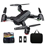 Dragon Touch Drone Plegable GPS con Cámara 1080P HD Avión con WiFi FPV Control Remoto Modo sin Cabeza RC Quadcopter Drone para Niños Principiantes Adultos