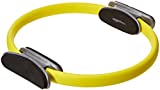 Amazon Basics - Aro de fitness y pilates para entrenamiento de resistencia, 35,6 cm, Ararillo, 2 unidades