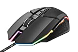 Trust Gaming GXT 950 Idon Ratón para Gaming con Iluminación RGB (500 hasta 6000 PPP, 7 Botones programables, 150 IPS, Cable de 180 cm) Negro