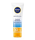 NIVEA SUN Protección Facial UV Control de Brillos FP50 (50 ml), crema solar facial, crema matificante con protección solar alta, crema facial con 0% sensación pegajosa