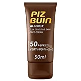 Piz Buin Allergy Protector Solar Facial SPF 50+ Protección Muy Alta para Pieles Sensibles al Sol 50 ml