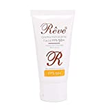 REVE Crema Hidratante Facial con protección solar muy alta FPS 50 - sol y nieve - Hombre y Mujer, Día y Noche - Cosmética natural sin parabenes - 50 ml