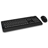 Microsoft – Wireless Desktop 3050, Ratón y teclado, QWERTY español, Negro