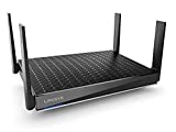 Linksys MR9600 router WiFi 6 mesh WLAN de doble banda (AX6000), funciona con el sistema Velop WiFi para todo el hogar, para videojuegos en línea, controles parentales por la aplicación de Linksys