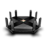 TP-Link Archer AX6000 - WiFi 6 Router, Tri-Band Gaming Router WiFi, MU-MIMO, Una CPU 1.8 GHz Quad-Core y 2 co-procesadores, hasta 5952 Mbps: 4804 Mbps (5 GHz) and 1148 Mbps (2.4 GHz)