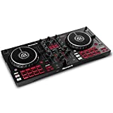 Numark Mixtrack Pro FX - Controlador DJ de 2 secciones para Serato DJ con mezclador DJ, interfaz de audio incorporada, ruedas de selección táctiles capacitivas y paletas de efectos