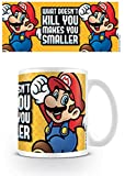 Pyramid International AFMG24469 Super Mario (Make You Smaller) - Taza de café y té (cerámica, 11 x 11 x 1,3 cm)