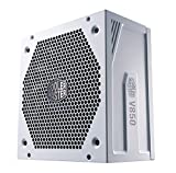 Cooler Master V850 Gold V2 PSU, Enchufe EU: 850W, 80 PLUS Gold, Modular Total, Fuente de Alimentación ATX, Ventilador FDB 135mm, Modo Semi-Fanless, 10 Años Garantía, Cables PCI-e 16AWG, Edición Blanca