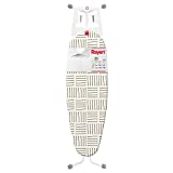 Rayen | Tabla de planchar | Gama Premium | Altura Regulable | Caucho Antideslizante en las patas | Funda estampada | Medida: 120 x 40 cm