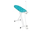 Leifheit Tabla de planchar plegable Air Board M Solid Plus para planchas de vapor, mesa de planchar ultraligera, tabla de planchado en menos tiempo