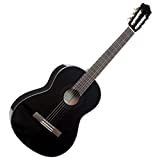 Yamaha C40 II Guitarra Clásica Guitarra 4/4 de madera, 65 cm 25 9/16”, 6 cuerdas de nylon, Color Negro (Acabado brillante)