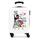 Disney Paris, Maleta De Cabina Niñas, Blanco (White), 38 Cm X 55 Cm X 20 Cm