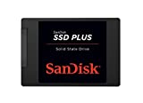 SanDisk 2 TB SSD Plus Sata III disco sólido interno con hasta 545 MB/s, Color Negro