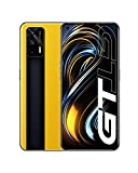 realme GT Smartphone Libre, Procesador Qualcomm Snapdragon 888 5G, Pantalla Super AMOLED a 120Hz, Carga SuperDart de 65W, Triple cámara Sony de 64MP, Dual Sim, NFC, 8+128GB, Amarillo (Yellow Racing)