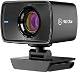 Elgato Facecam - Webcam 1080p60 Full HD, videoconferencia, juegos, streaming, sensor Sony, objetivo de cristal, enfoque fijo, memoria integrada, funciona con Zoom, Teams, PC y Mac, Color Negro