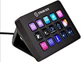 Elgato Stream Deck MK.2 – Controlador de estudio, 15 teclas macro, activa acciones en apps y software como OBS, Twitch, ?YouTube y otros, funciona en Mac y PC, Color Negro