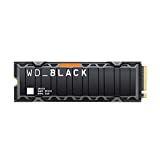 WD BLACK SN850 de 1 TB SSD NVMe con disipador térmico - Funciona con PS5, M.2 2280, PCIe Gen 4, hasta 7000 MB/s velocidad de lectura