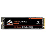 Seagate FireCuda 530, 1 TB, SSD interno, M.2 PCIe Gen 4 ×4 NVMe 1.4, 7300 MB/s, NAND TLC 3D, 1275 TBW, 1,8 millones de horas de MTBF, para PC, 3 años de servicios de rescate (ZP1000GM3A013)