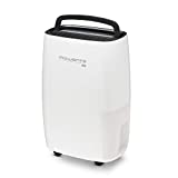 Rowenta Intense Dry Compact DH4236 deshumidificador de 16 L, con modo automático de deshumidificación con 3 programas, función Linen Dry, filtro, compacto, silencioso, Color Blanco