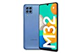 SAMSUNG Galaxy M32, Smartphone Libre, Teléfono Móvil Android con Pantalla Infinity-U FHD sAMOLED de 6,4 Pulgadas, 6 GB de RAM y 128 GB de Memoria, Batería de 5000 mAh Azul (ES Versión)