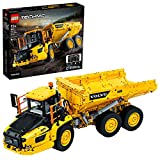 LEGO 42114 Technic Dúmper Articulado Volvo 6x6, Coche Teledirigido, Camión de Juguete, Vehículo de Construcción Amarillo, Regalo para Niños de 11 Años