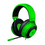 Razer Kraken - Auriculares Gaming con cable para juegos multiplataforma para PC, PS4, Xbox One & Switch, Diafragma 50 mm, Cable de 3.5mm con controles de línea - Verde