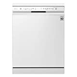 LG DF325FW - Lavavajillas 60 cm color blanco, con tercera bandeja, Inverter Direct Drive, QuadWash