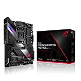 ASUS ROG Crosshair VIII Hero (Wi-Fi) - Placa base de gaming ATX AMD X570 con PCIe 4.0, Wi-Fi 6 (802.11ax) integrado, LAN a 2,5 Gbps, USB 3.2, SATA, M.2, ASUS NODE e iluminación Aura Sync RGB