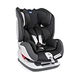 Chicco Seat Up 012 Silla de Coche Reclinable Bebés de 0-25 kg con ISOFIX, Grupo 0+/1/2 para Niños de 0-6 Años, Fácil de Instalar, Cojín Reductor, Reposacabezas Ajustables - Negra (Jet Black)