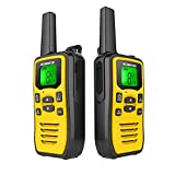 Walkie Talkie Profesional PMR USB Recargable, Walky Talky Adultos para Montaña Emisoras Caza, 8 Canales de Escaneo VOX Transmisores-receptores Radio